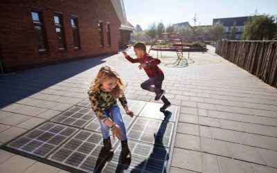 Solar Panel Flooring | Solar Powered Interactive Floor Tiles